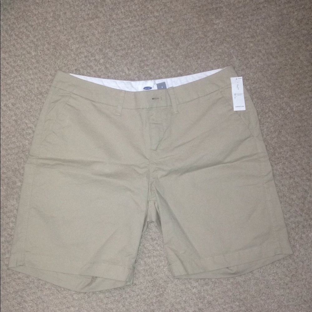 OLD NAVY: a pair of tan shorts